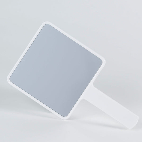 Patient Compact Handheld Mirror, White