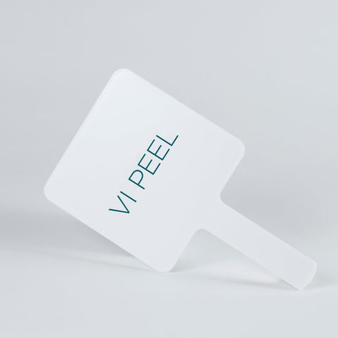 Patient Compact Handheld Mirror, White