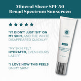 Mineral Sheer SPF 50 Broad Spectrum Sunscreen